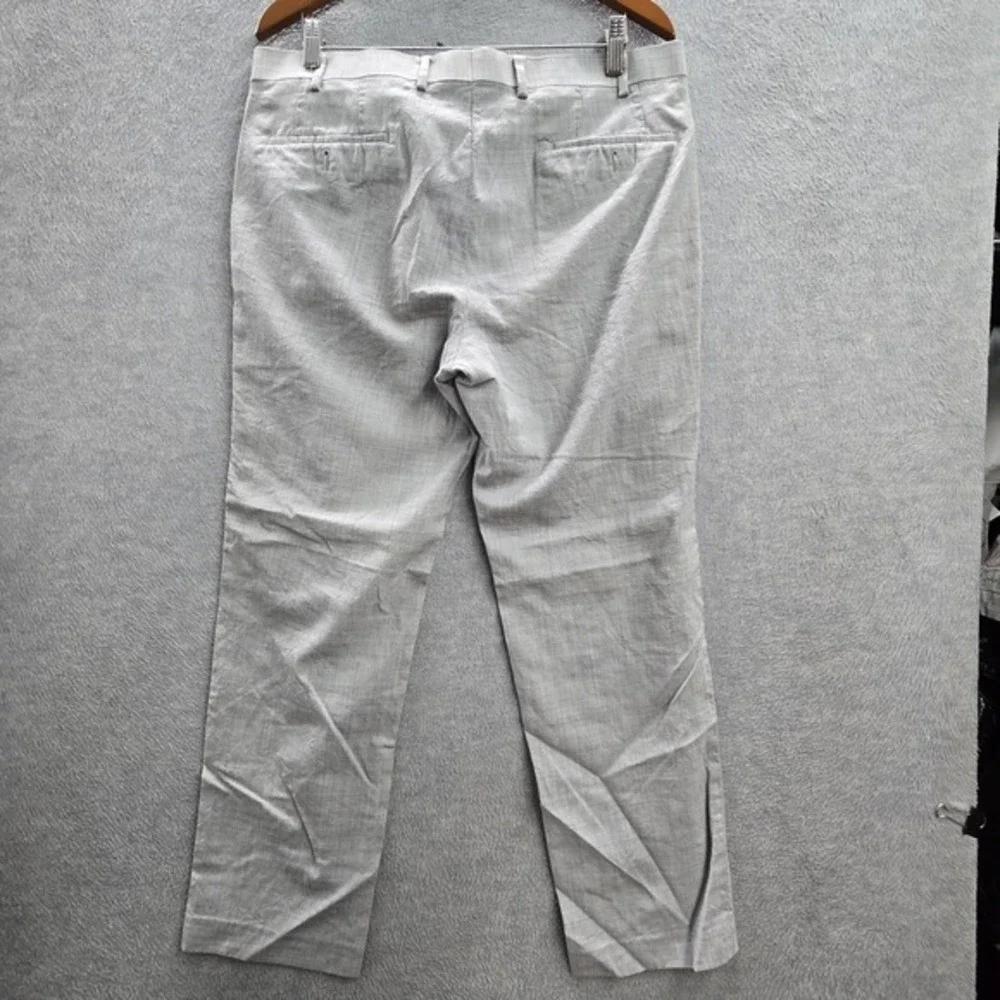 Lauren Ralph Men Pants 36W X 30L Gray Wool Dress Total Comfort‎ Black Label